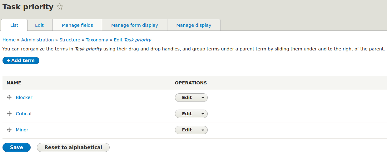 Taxonomy in Drupal